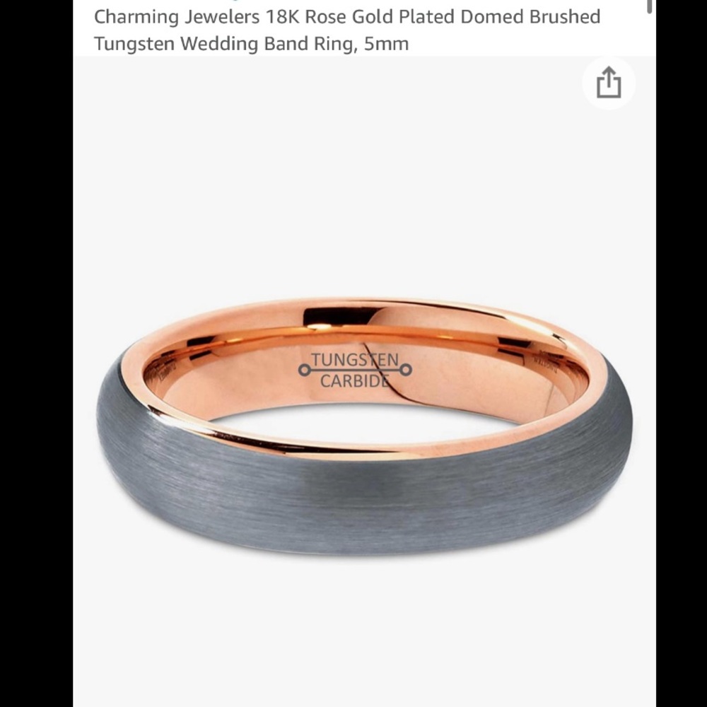 BUNDLE of Tungsten Mens Wedding Bands NWOT